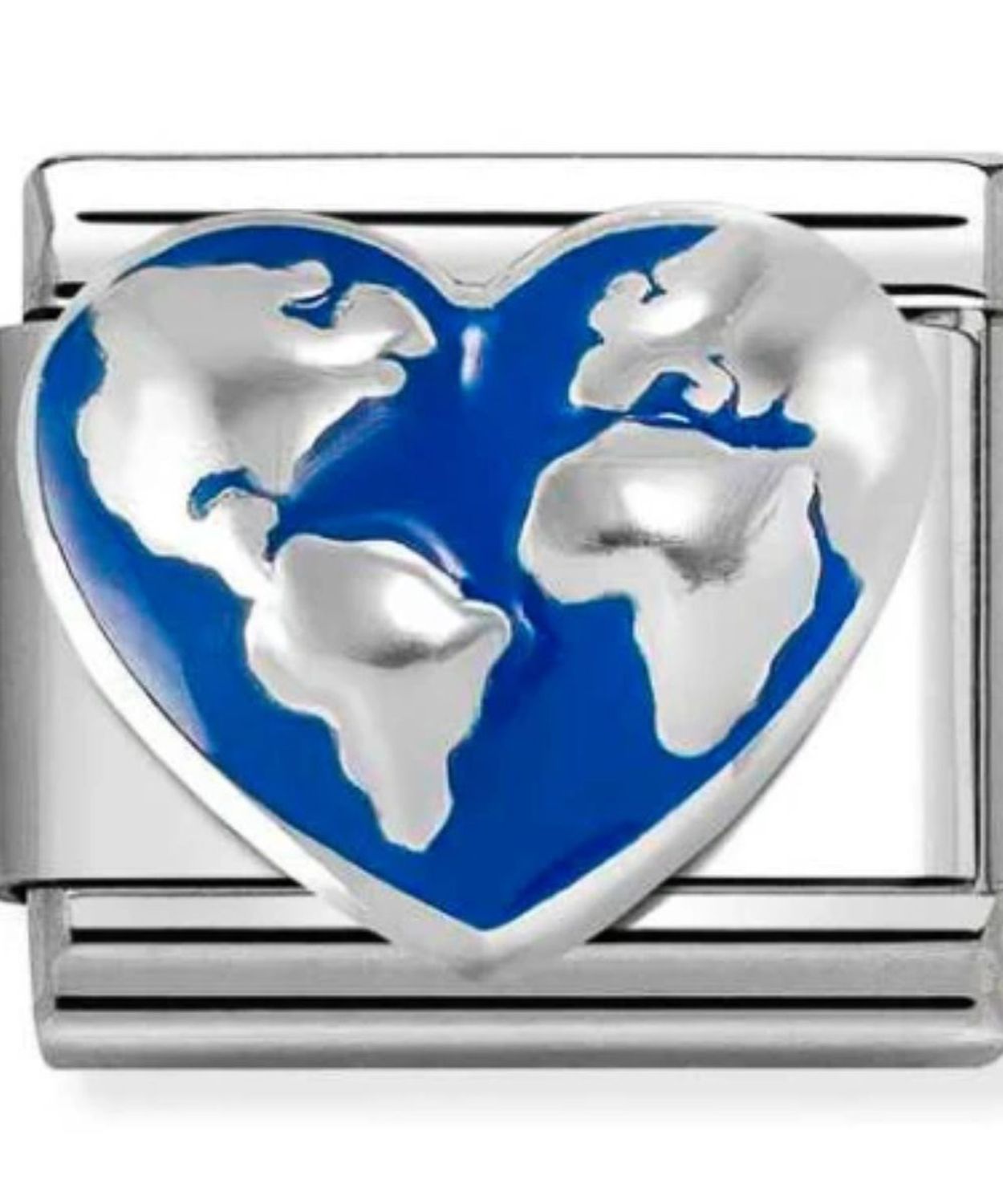 Charms NOMINATION Mapa świata w kształcie serca Silver 925.jpg